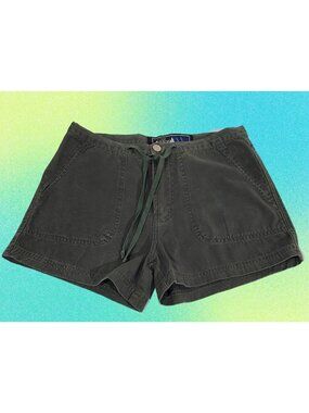 Shorts Instant Action Hot Pants Green Size 5 NWT Women's Zip Up 4 Pockets